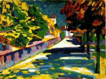  abstract Oil Painting - Autumn in Bavaria Expressionism abstract art Wassily Kandinsky